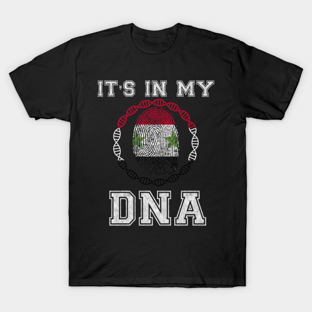 Syria  It's In My DNA - Gift for Syrian From Syria T-Shirt by Country Flags